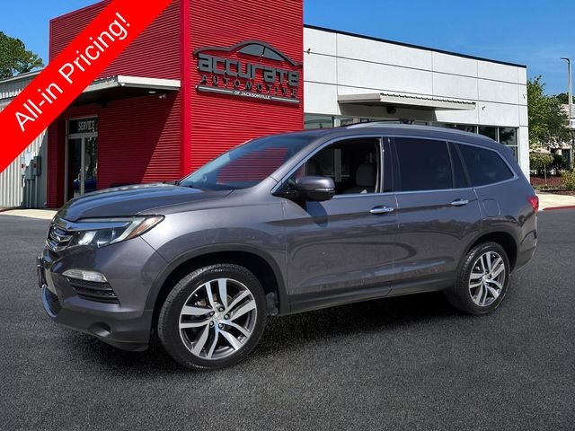 Gray (Modern Steel Metallic) 2018 Honda Pilot SUV / Crossover All-Wheel Drive 9-Speed Automatic