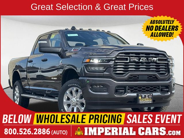 Gray (Granite Crystal Metallic Clearcoat) 2026 RAM 2500 Big Horn Crew Cab 4WD Pickup Truck Four-Wheel Drive 8-Speed Automatic