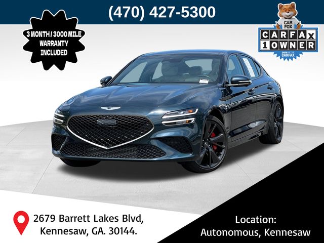 Tasman Blue 2023 Genesis G70 Sedan Rear-Wheel Drive 8-Speed Automatic