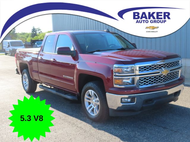 Red (Deep Ruby Metallic) 2015 Chevrolet Silverado 1500 Pickup Truck Four-Wheel Drive 6-Speed Automatic Overdrive