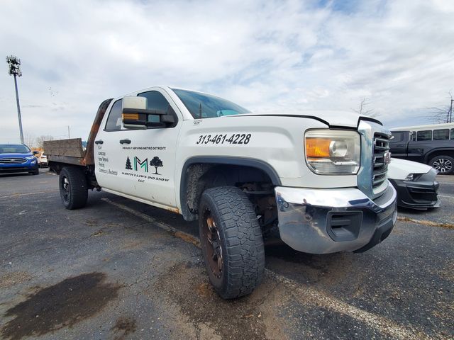Summit White 2015 GMC Sierra 3500HD Base Double Cab 4WD Pickup Truck Four-Wheel Drive 6-Speed Automatic Overdrive
