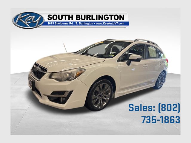 Crystal White Pearl 2016 Subaru Impreza 2.0i Sport Premium Hatchback AWD Hatchback All-Wheel Drive Continuously Variable Transmission