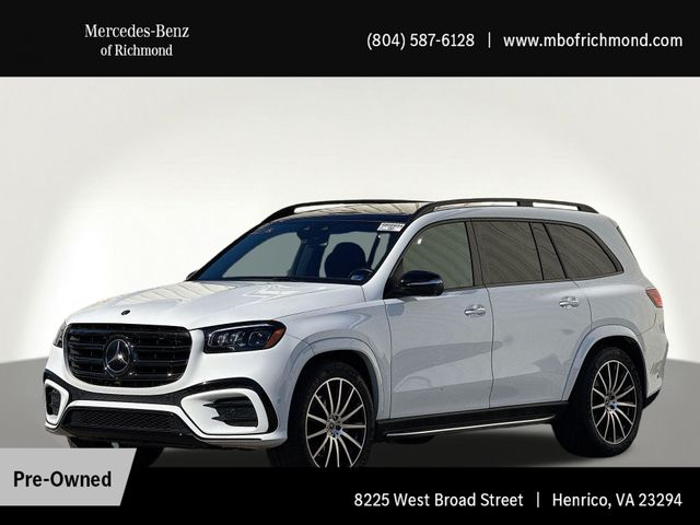 Polar White 2025 Mercedes-Benz GLS 580 4MATIC SUV / Crossover All-Wheel Drive 9-Speed Automatic