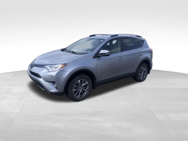 Silver Sky Metallic 2018 Toyota RAV4 Hybrid XLE AWD SUV / Crossover All-Wheel Drive Continuously Variable Transmission