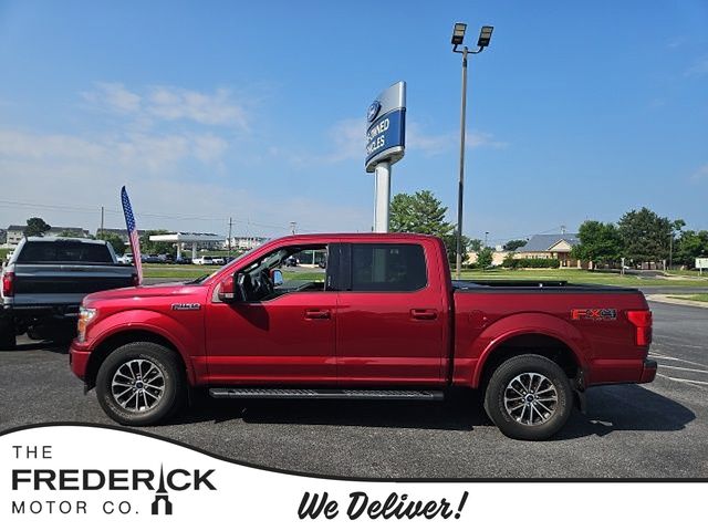Ruby Red Metallic 2018 Ford F-150 Pickup Truck Four-Wheel Drive Automatic