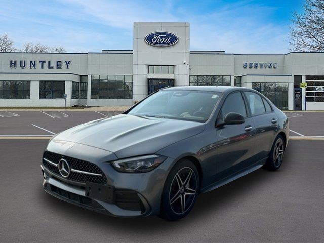 Gray 2023 Mercedes-Benz C-Class Sedan All-Wheel Drive 9-Speed Automatic