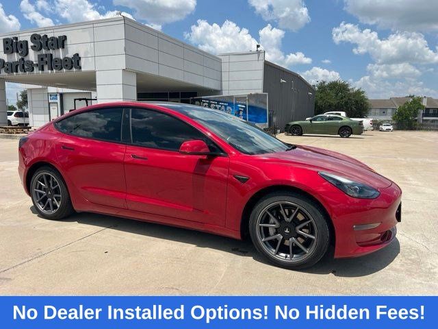 2022 Tesla Model 3 Long Range Red at AutoSavvy Houston Northwest