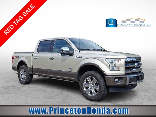 White Gold 2017 Ford F-150 Pickup Truck Four-Wheel Drive Automatic