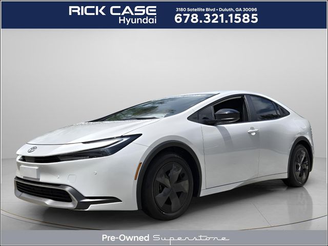 Pearl 2025 Toyota Prius Plug-In Hybrid Hatchback Front-Wheel Drive Continuously Variable Transmission