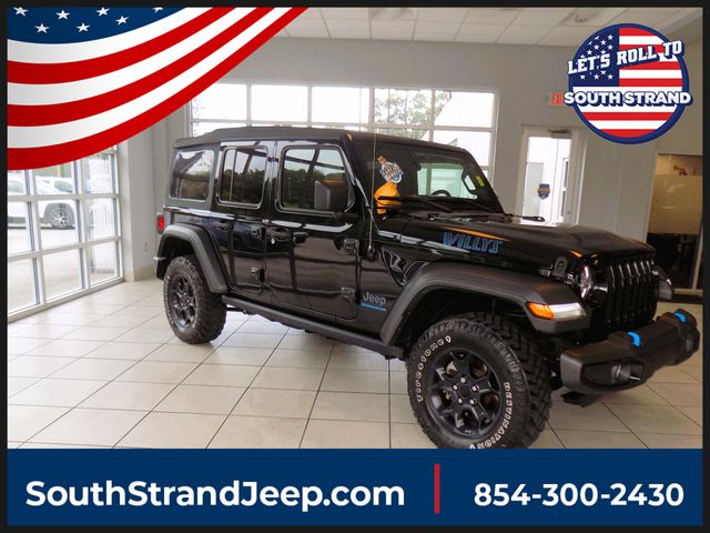 Black Clearcoat 2023 Jeep Wrangler 4xe SUV / Crossover Four-Wheel Drive 8-Speed Automatic