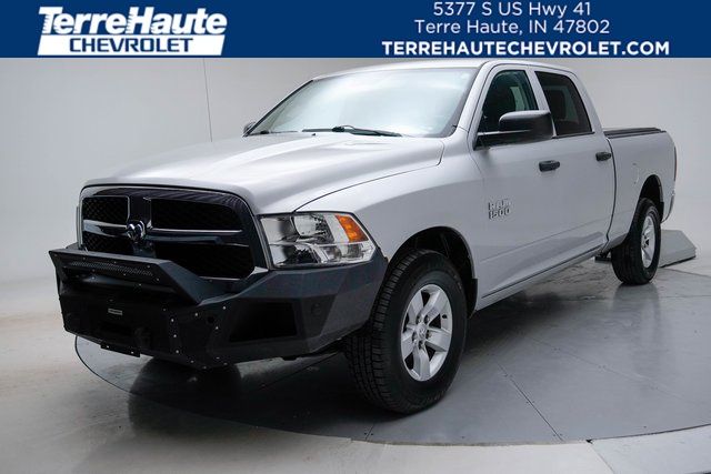 Bright Silver Clearcoat Metallic 2014 RAM 1500 Tradesman Crew Cab 4WD Pickup Truck Four-Wheel Drive 8-Speed Automatic