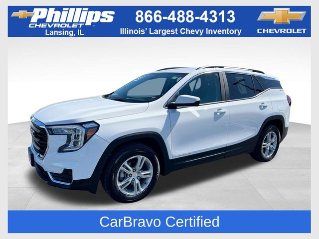 Summit White 2023 GMC Terrain SLE FWD SUV / Crossover Front-Wheel Drive 9-Speed Automatic