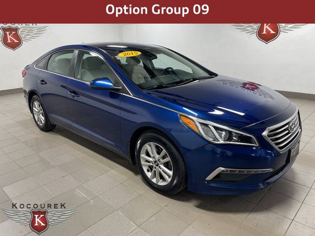 Lakeside Blue 2015 Hyundai Sonata Sedan Front-Wheel Drive 6-Speed Automatic