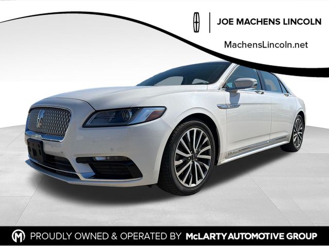 White Platinum Clearcoat Metallic 2018 Lincoln Continental Sedan Front-Wheel Drive 6-Speed Automatic