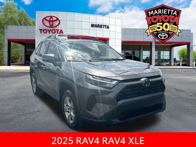 Magnetic Gray Metallic 2025 Toyota RAV4 XLE FWD SUV / Crossover Front-Wheel Drive 8-Speed Automatic