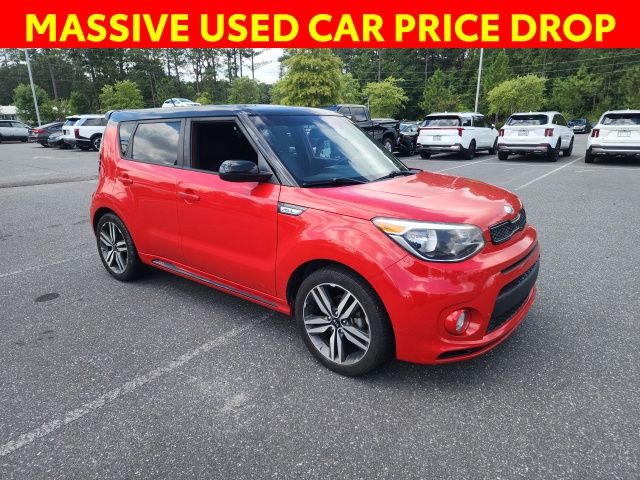 Inferno Red w/Black Roof 2019 Kia Soul Wagon Front-Wheel Drive 6-Speed Automatic