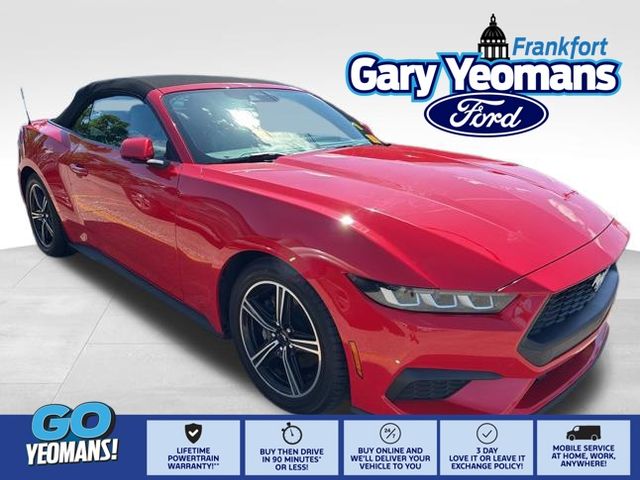 Race Red 2024 Ford Mustang EcoBoost Premium Convertible RWD Convertible Rear-Wheel Drive Automatic