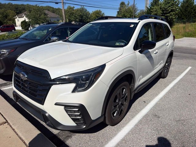 2025 Subaru Ascent Onyx Edition Touring White at Subaru and VW of Moon Township