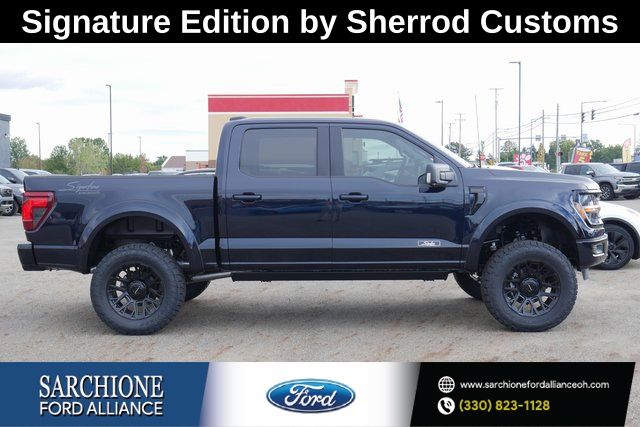Blue Metallic 2025 Ford F-150 Pickup Truck Four-Wheel Drive Automatic