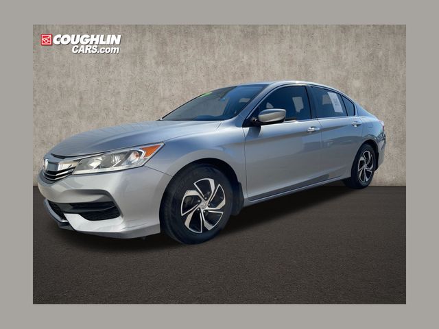 Silver 2017 Honda Accord LX FWD Sedan Front-Wheel Drive Continuously Variable Transmission
