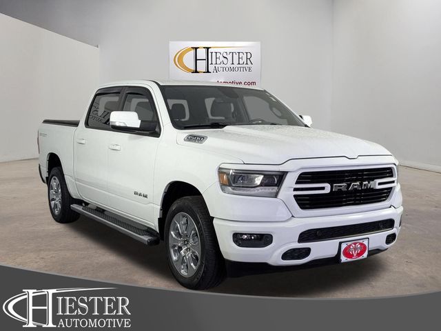Bright White Clearcoat 2020 RAM 1500 Pickup Truck Four-Wheel Drive 8-Speed Automatic