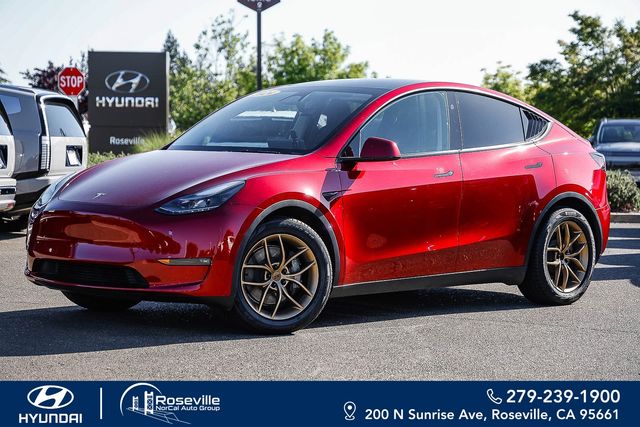 Red 2024 Tesla Model Y Long Range AWD SUV / Crossover All-Wheel Drive 1-Speed Automatic