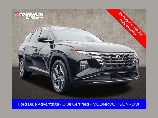 Phantom Black 2022 Hyundai Tucson Hybrid Limited AWD SUV / Crossover All-Wheel Drive 6-Speed Automatic