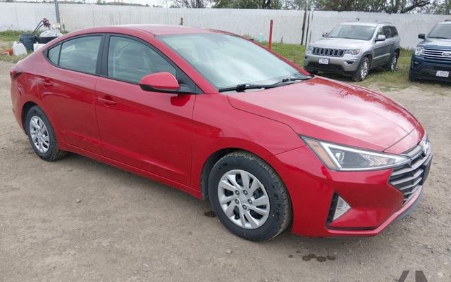 Calypso Red 2020 Hyundai Elantra Sedan Front-Wheel Drive Continuously Variable Transmission
