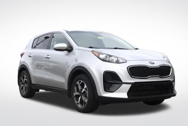 Sparkling Silver 2021 Kia Sportage SUV / Crossover Front-Wheel Drive 6-Speed Automatic Overdrive