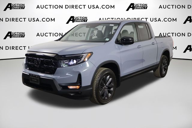 Gray 2024 Honda Ridgeline Pickup Truck All-Wheel Drive 9-Speed Automatic