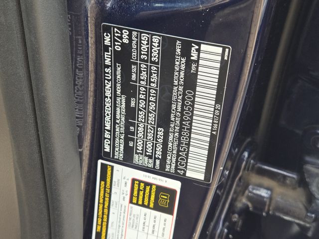 Used 2017 Mercedes-benz GLE SUV