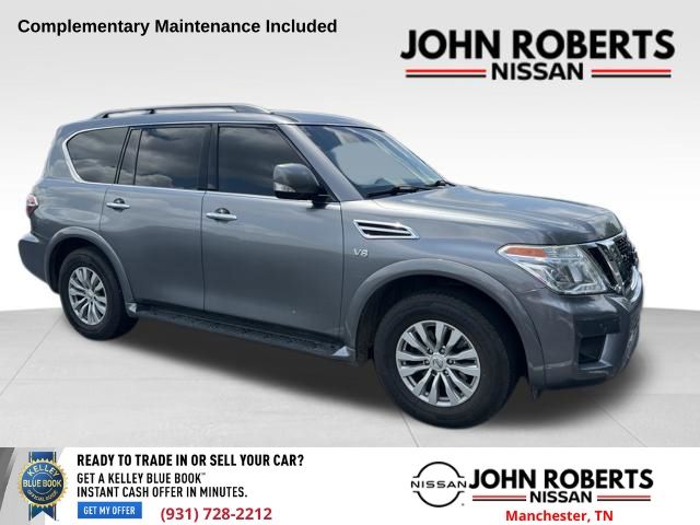 Gray (Gun Metallic) 2019 Nissan Armada SUV / Crossover Four-Wheel Drive 7-Speed Automatic