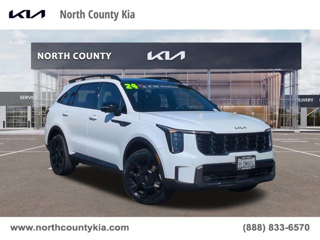 Glacial White Pearl 2024 Kia Sorento SUV / Crossover All-Wheel Drive 8-Speed Dual Clutch