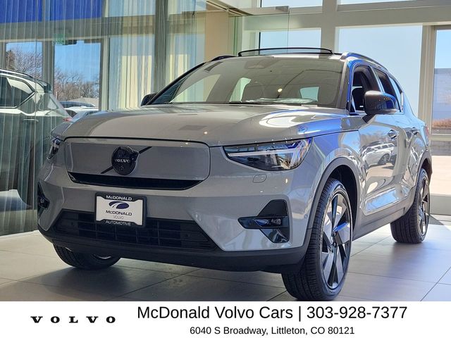 Gray 2026 Volvo EX40 Twin Ultra Black Edition eAWD SUV / Crossover All-Wheel Drive 1-Speed Automatic