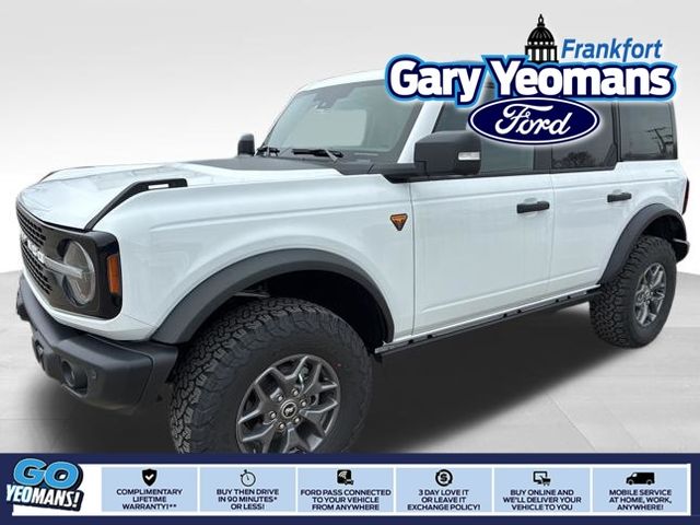 Oxford White 2025 Ford Bronco Badlands 4-Door 4WD SUV / Crossover Four-Wheel Drive Automatic