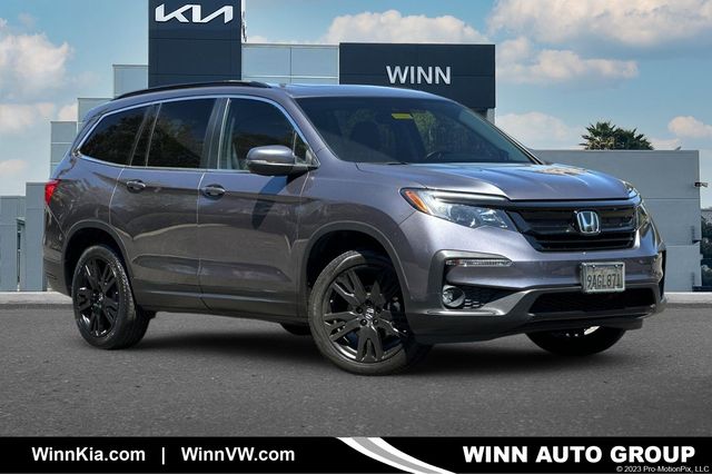 Gray 2022 Honda Pilot SE FWD SUV / Crossover Front-Wheel Drive 9-Speed Automatic