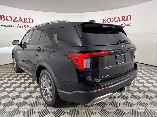 2025 Agate Black Metallic Ford Explorer Platinum RWD SUV