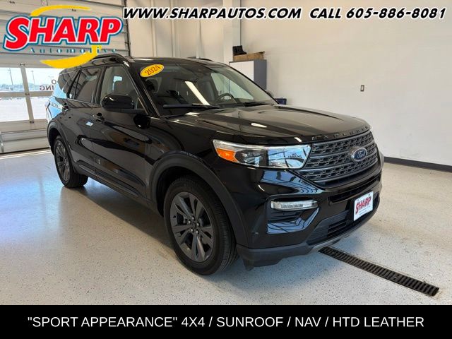 Black Metallic 2024 Ford Explorer SUV / Crossover All-Wheel Drive Automatic