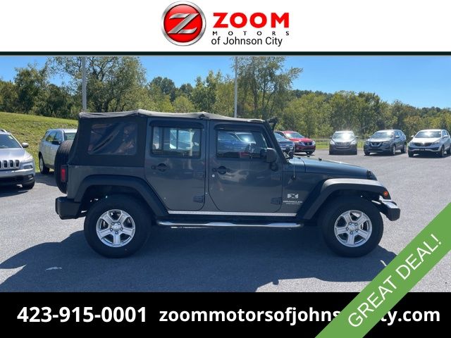 Gray (Steel Blue Metallic Clearcoat) 2008 Jeep Wrangler SUV / Crossover Four-Wheel Drive 4-Speed Automatic