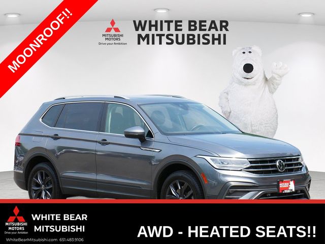Platinum Gray Metallic 2022 Volkswagen Tiguan SUV / Crossover All-Wheel Drive 8-Speed Automatic
