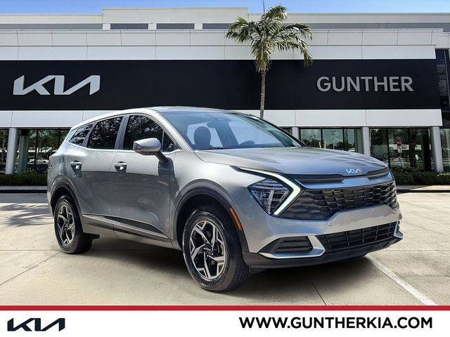 Steel Gray 2025 Kia Sportage SUV / Crossover All-Wheel Drive 8-Speed Automatic