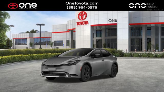 Gray 2027 Toyota Prius Plug-In Hybrid Hatchback Front-Wheel Drive 