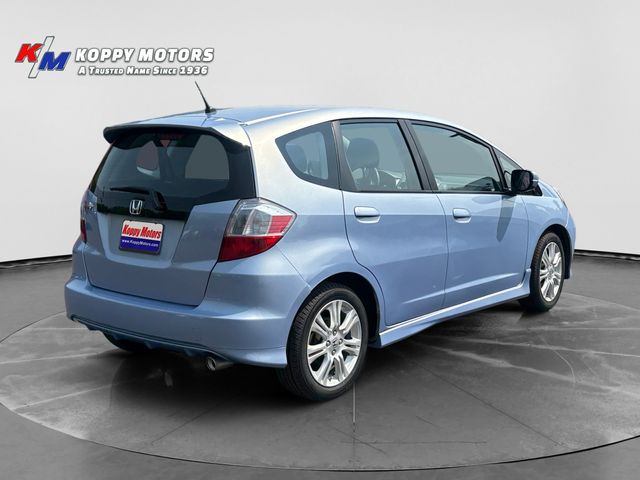2009 Honda Fit Sport - Blue exterior view 5