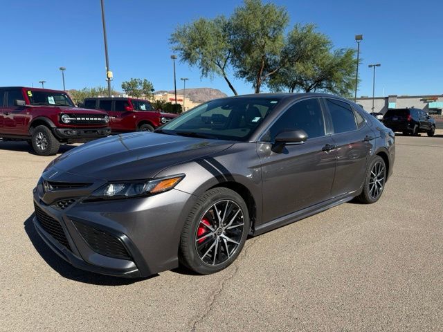 Predawn Gray Mica 2022 Toyota Camry Sedan Front-Wheel Drive 8-Speed Automatic