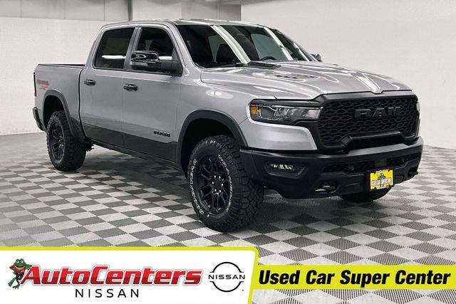 Billet Silver Metallic Clearcoat 2025 RAM 1500 Pickup Truck Four-Wheel Drive 8-Speed Automatic