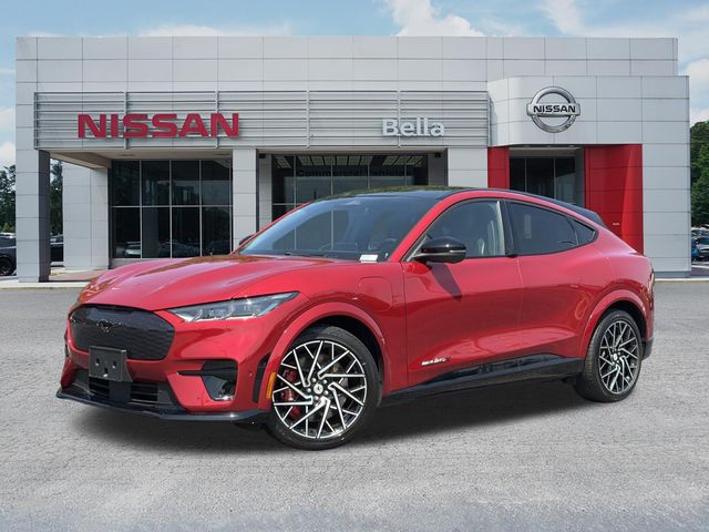 Red Metallic 2021 Ford Mustang Mach-E SUV / Crossover All-Wheel Drive Automatic