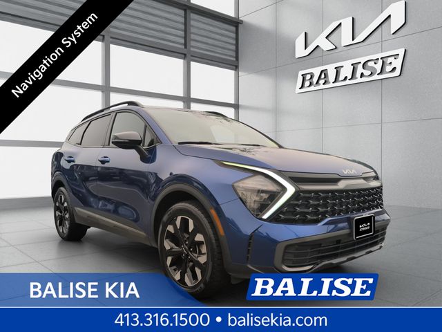 Sapphire Blue 2023 Kia Sportage SUV / Crossover All-Wheel Drive 8-Speed Automatic