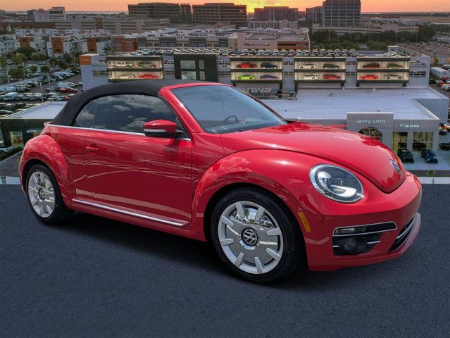 Red 2019 Volkswagen Beetle Convertible Front-Wheel Drive 6-Speed Automatic