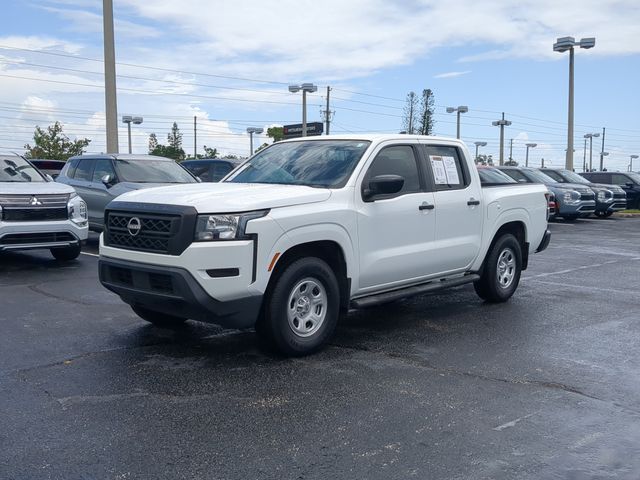 Glacier White 2022 Nissan Frontier Pickup Truck 4X2 9-Speed Automatic