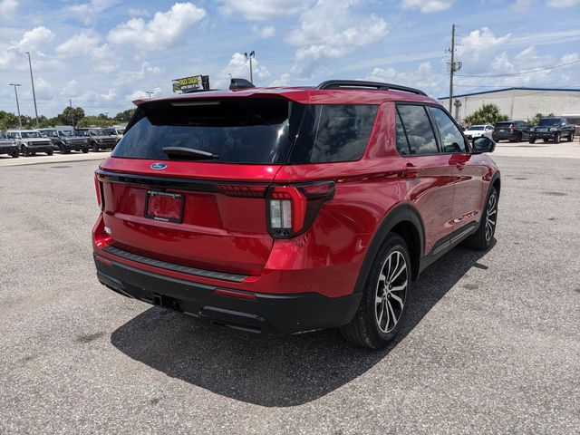 2026 Rapid Red Metallic Tinted Clearcoat Ford Explorer ST-Line RWD SUV